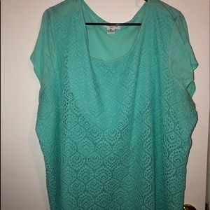 Liz Claiborne Teal Shirt